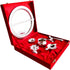 Brass Puja Thali Set With Velvet Box 0.414kg